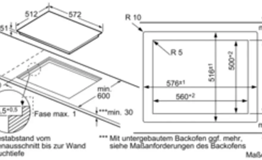 Ceranfeld einbauen - Maße, Anschluss und Kosten im Überblick