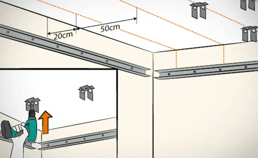 Gipskartondecke bauen - 40 oder 50 cm Lattungsabstand?