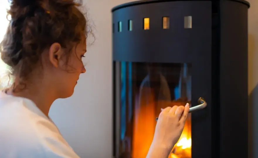 Drosselklappe am Kaminofen richtig einstellen